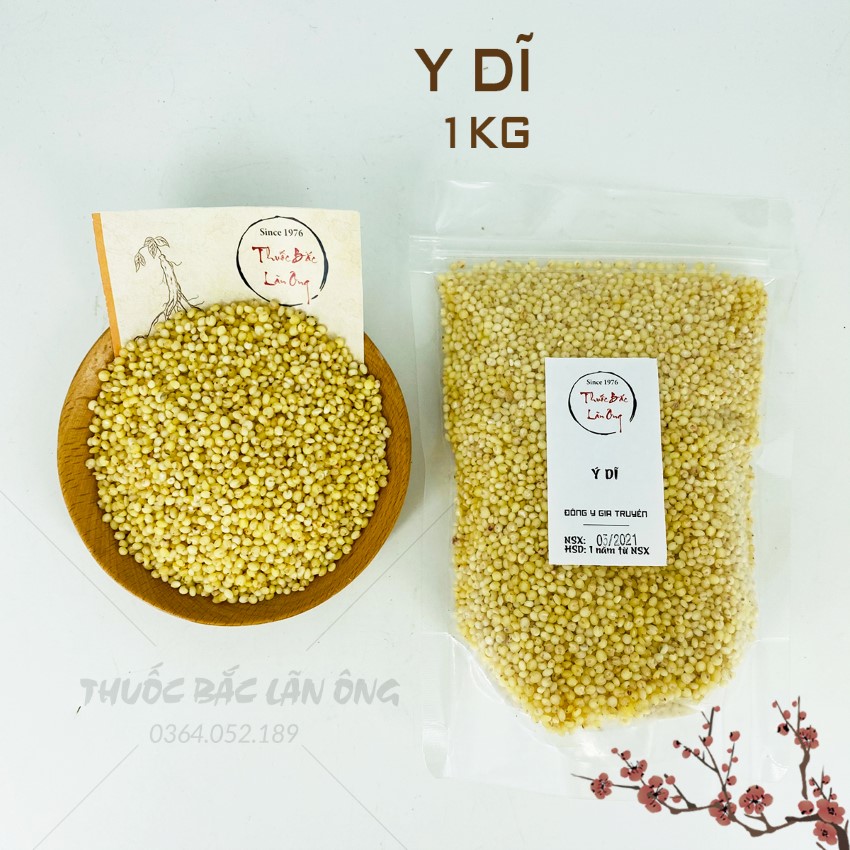 Ý dĩ nếp 1kg (Y dĩ hạt bobo Loại 1 hạt thơm sạch đẹp)