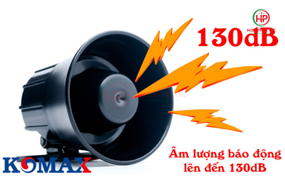 Còi hú Komax KM-628 dùng điện 220V