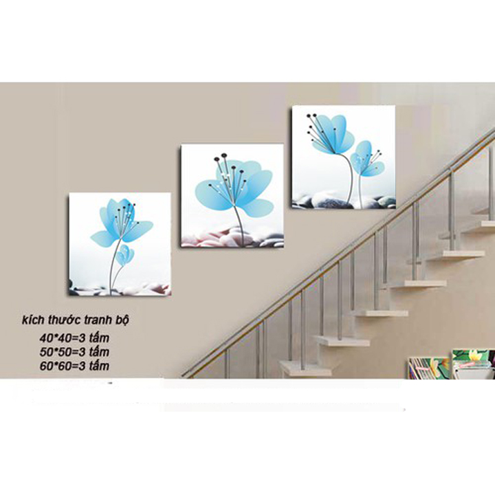 [GIÁ GỐC TẬN XƯỞNG] TRANH TREO TƯỜNG CẦU THANG/GỖ MDF CHỐNG ẨM MỐC, MỐI MỌT KÍCH THƯỚC 40x40x3 tấm