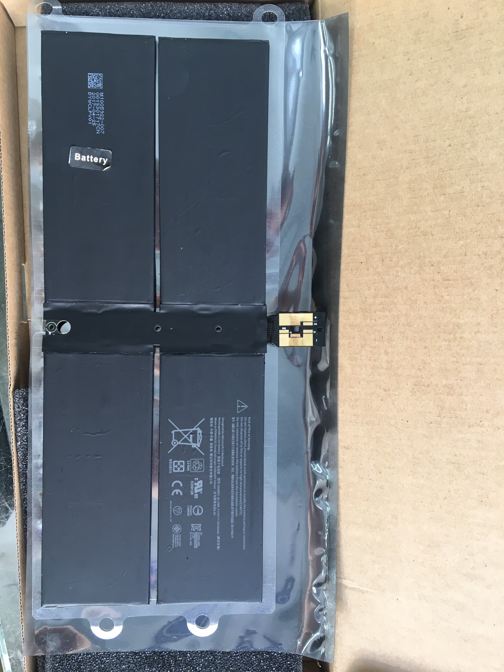 Pin(battery)Original Surface Laptop 1769 1782 DYNK01 Gen1 G3HTA036H - PIN ZIN BẢO HÀNH 6 THÁNG LỖI 1 ĐỔI 1