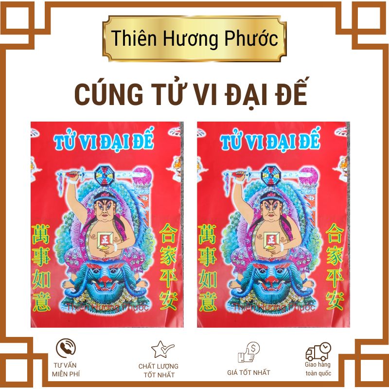 Giấy cúng Diêu Trì Địa Mẫu cao cấp