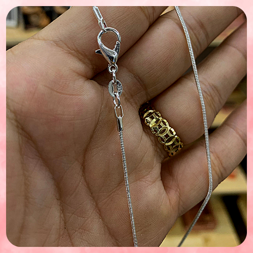 Dây chuyền trơn - Bạc 925