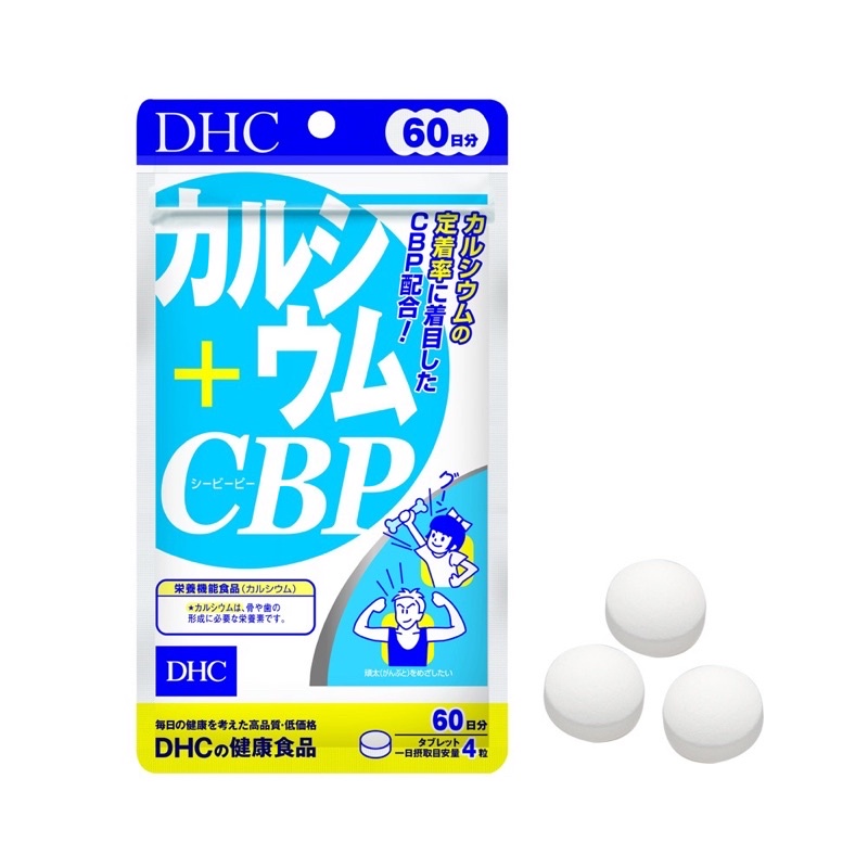 Viên uống bổ sung canxi dhc calcium cbp 60 ngày