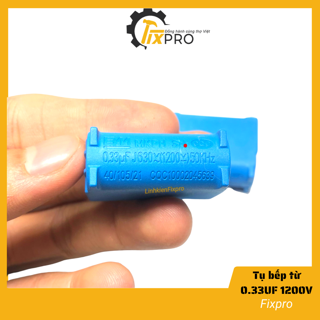 Tụ bếp từ 0.33uf 1200v 31mm loại đứng chính hãng bm chất lượng cao