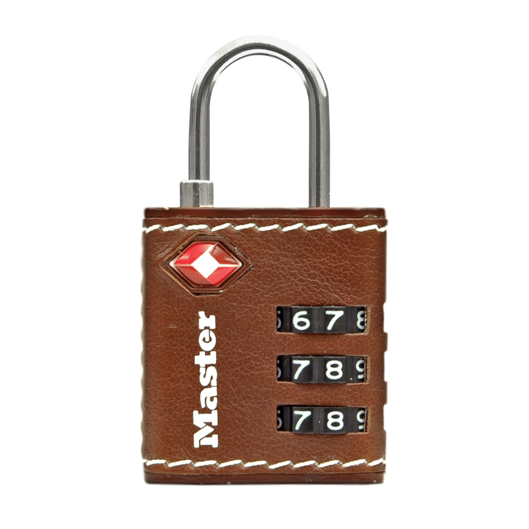 Ổ khóa vali TSA Master Lock 4692 DBRN màu da bò - MITISHOP