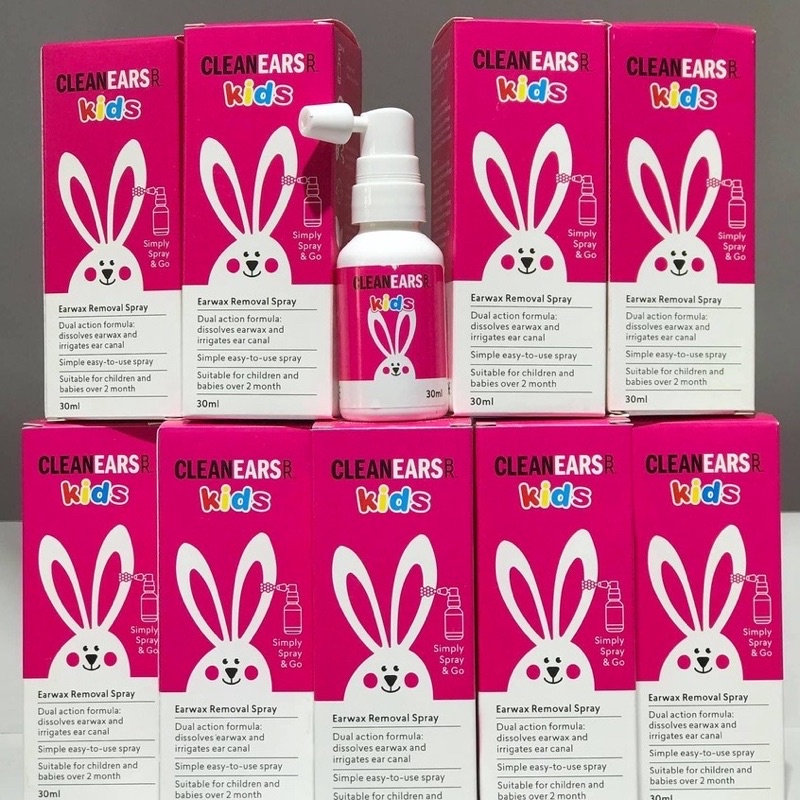 Xịt Tan Ráy Tai Cho Bé - Cleanears Kids - 30ml