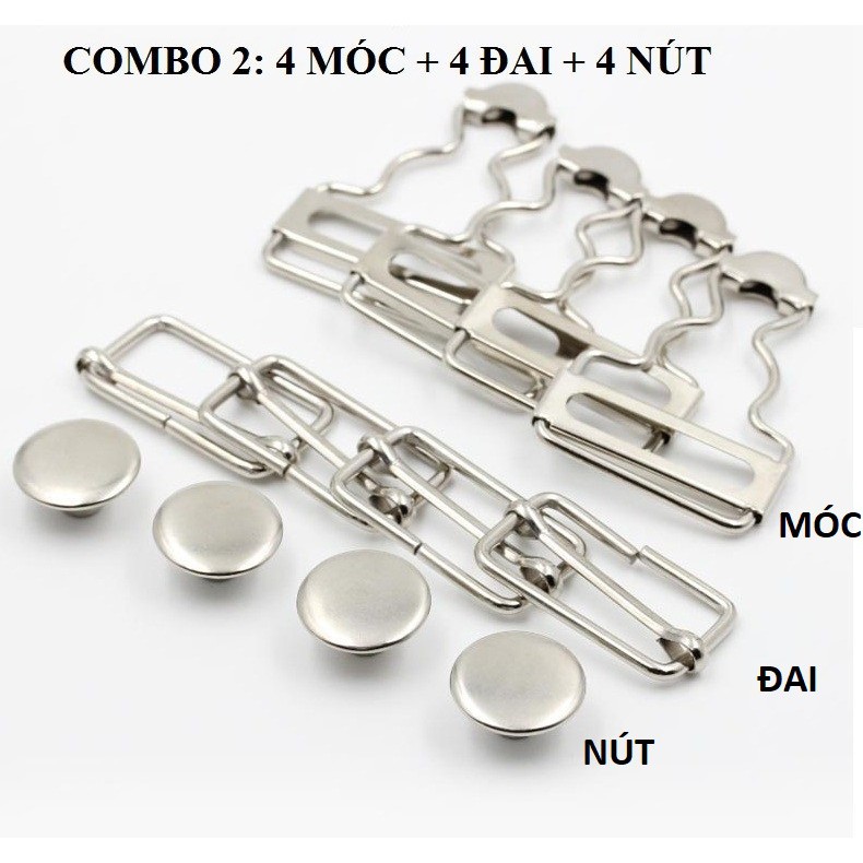 Bộ móc khóa dây yếm quần