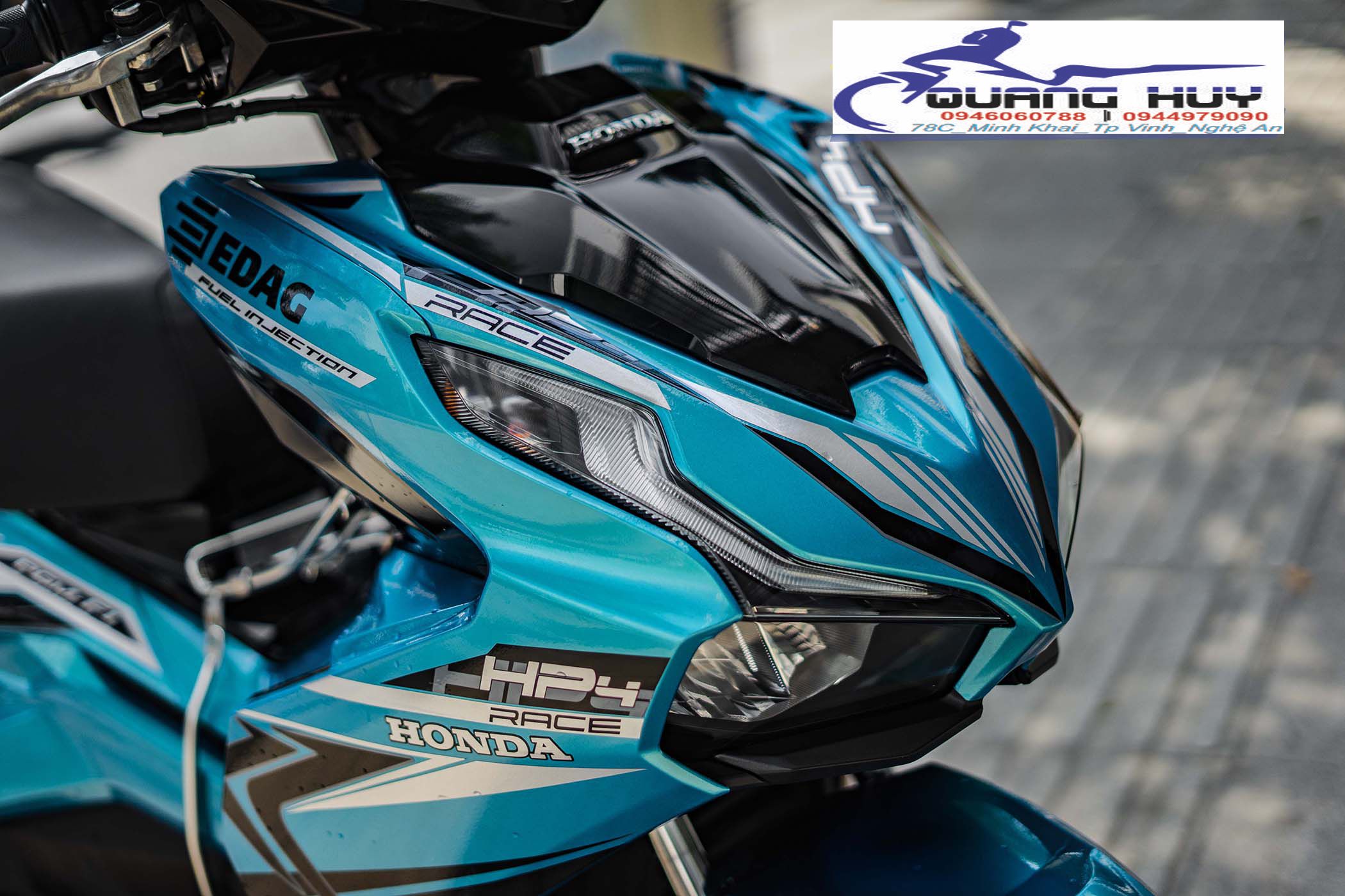 Tem Trùm Airblade Xanh Ngọc,Team Decal AB 2020 HP4