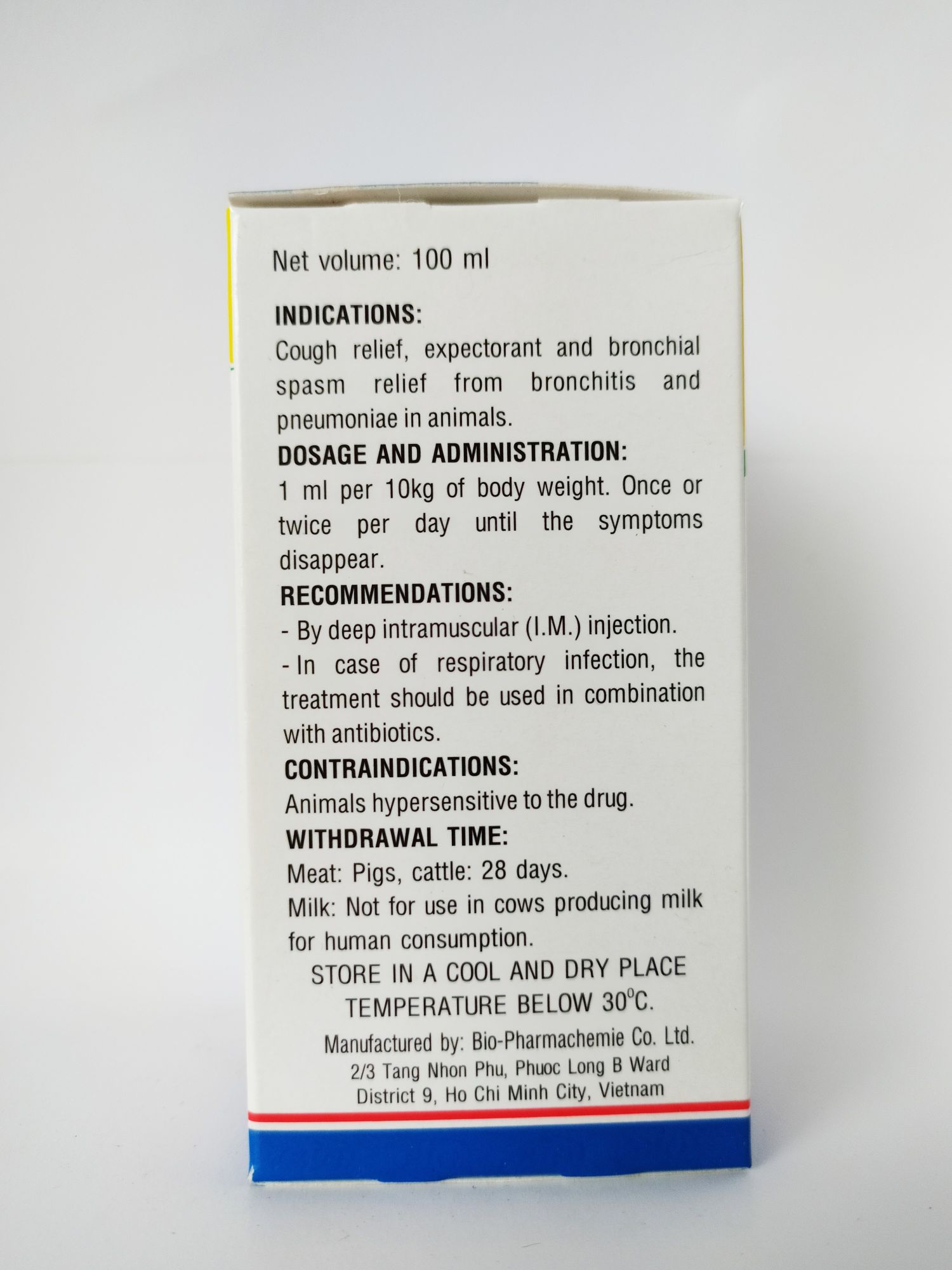 BIO BROMHEXINE CHAI 100ML (TAN ĐỜM BROM BROME)