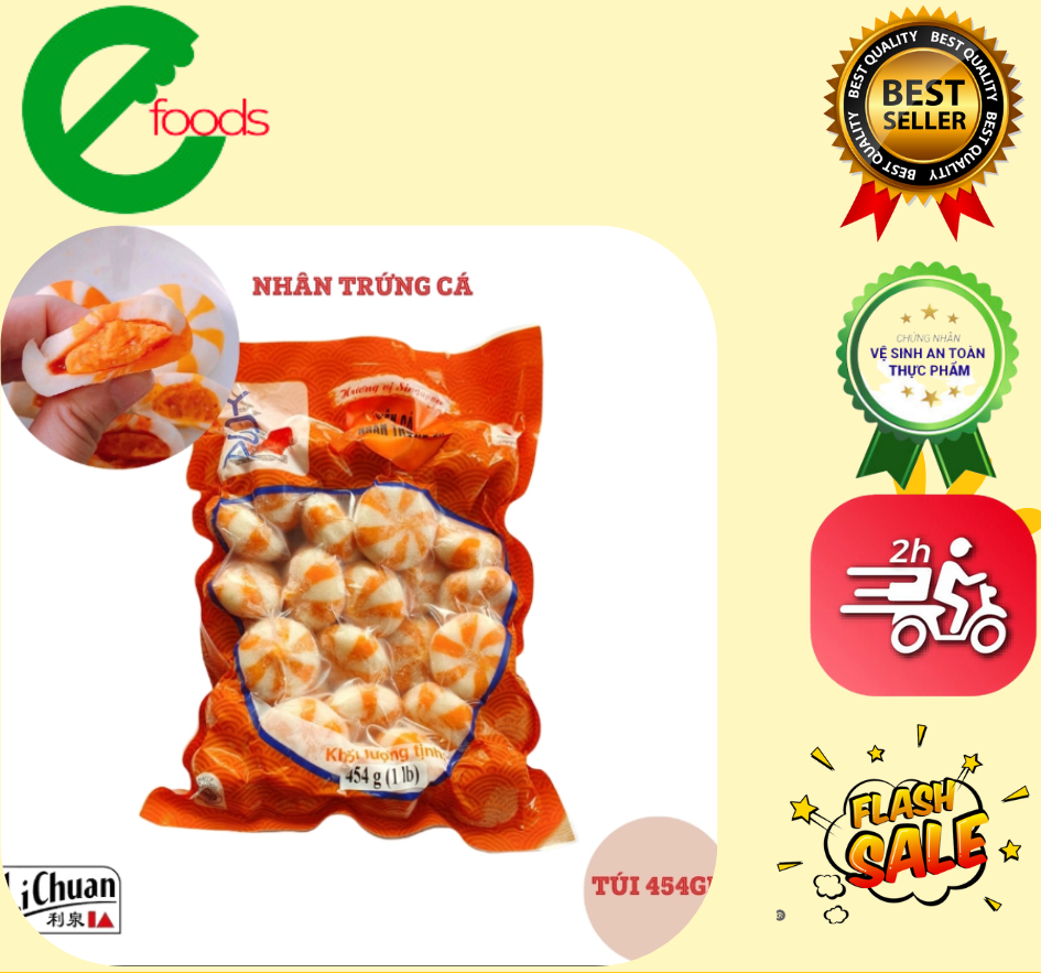 Bánh Bao Nhân Trứng Cá Hồi oceanRia (Chọn Giao Hàng 2h giúp shop )