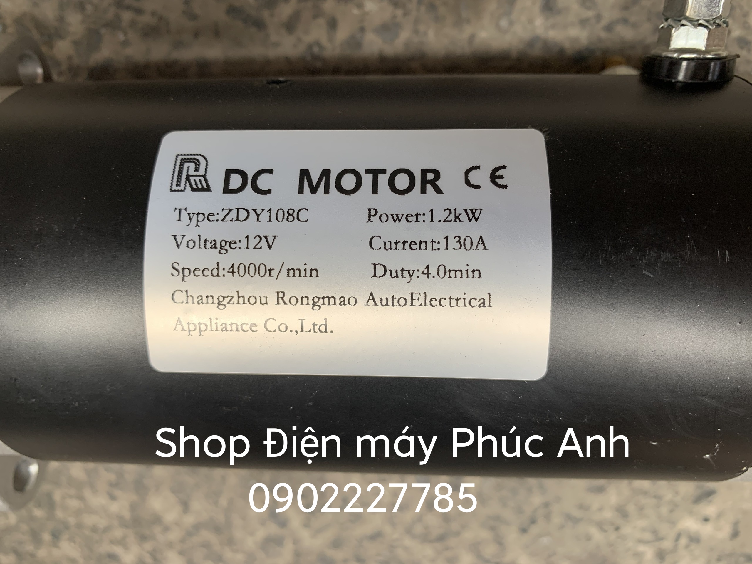 Motor DC 12v công suất 1200w