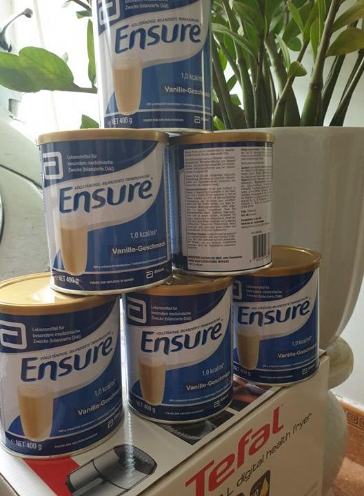 Sữa Ensure Đức hộp 400g Đức (Hương Vanilla)