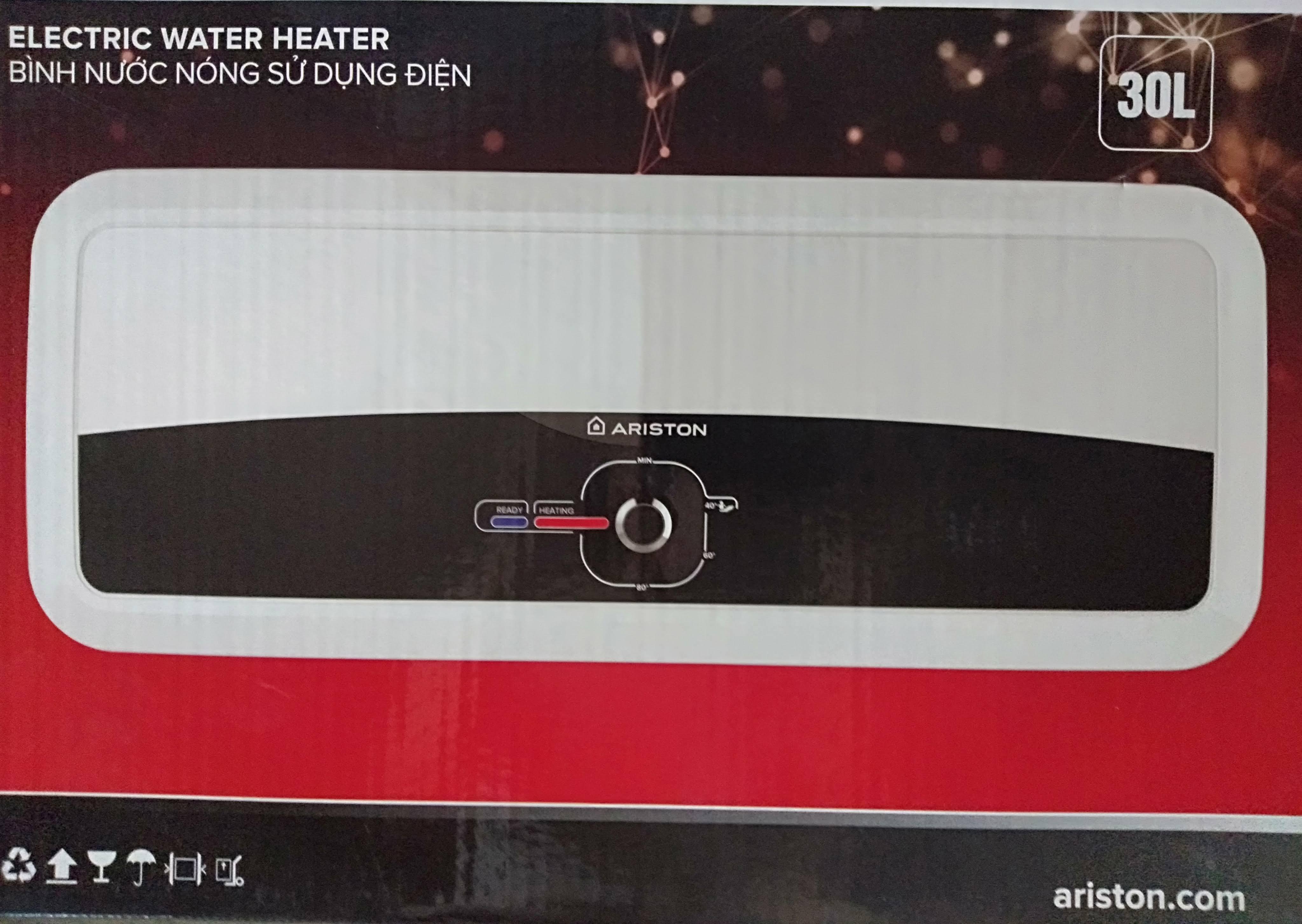 Bình nước nóng Ariston Slim2 30RS 20 lít - Chống giật