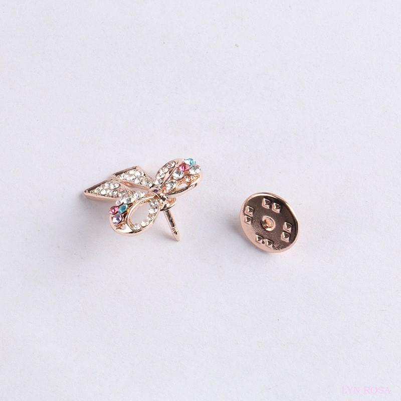 [HCM]Cài Áo Nữ Chiếc Nơ Đính Đá CAOG-27.