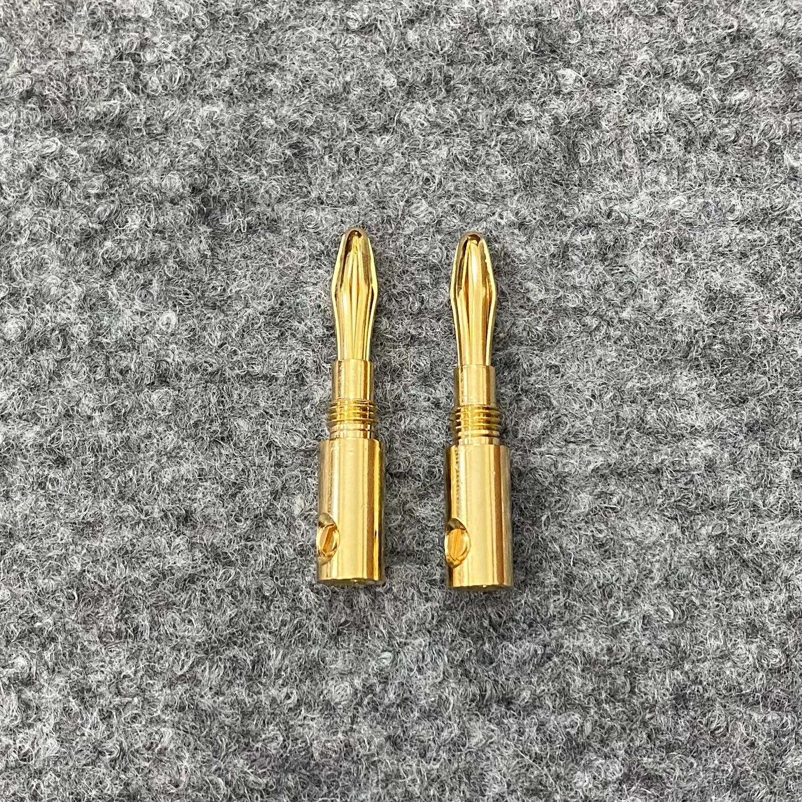 Đầu jack loa bắp chuối đồng