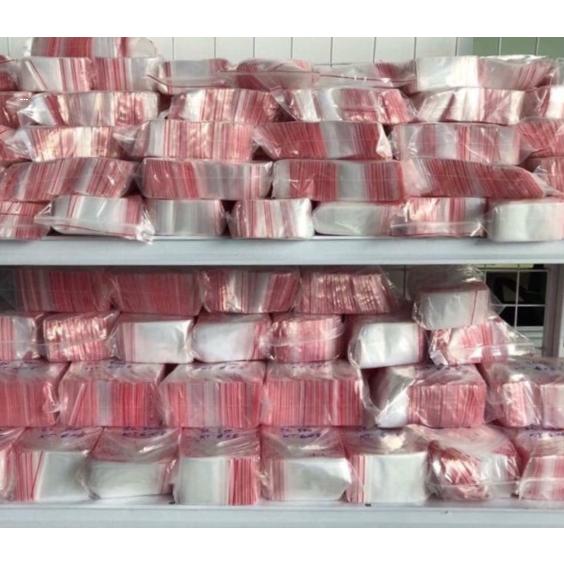 500G TÚI ZIP SỌC ĐỎ KHÁCH TỰ CHỌN SIZE