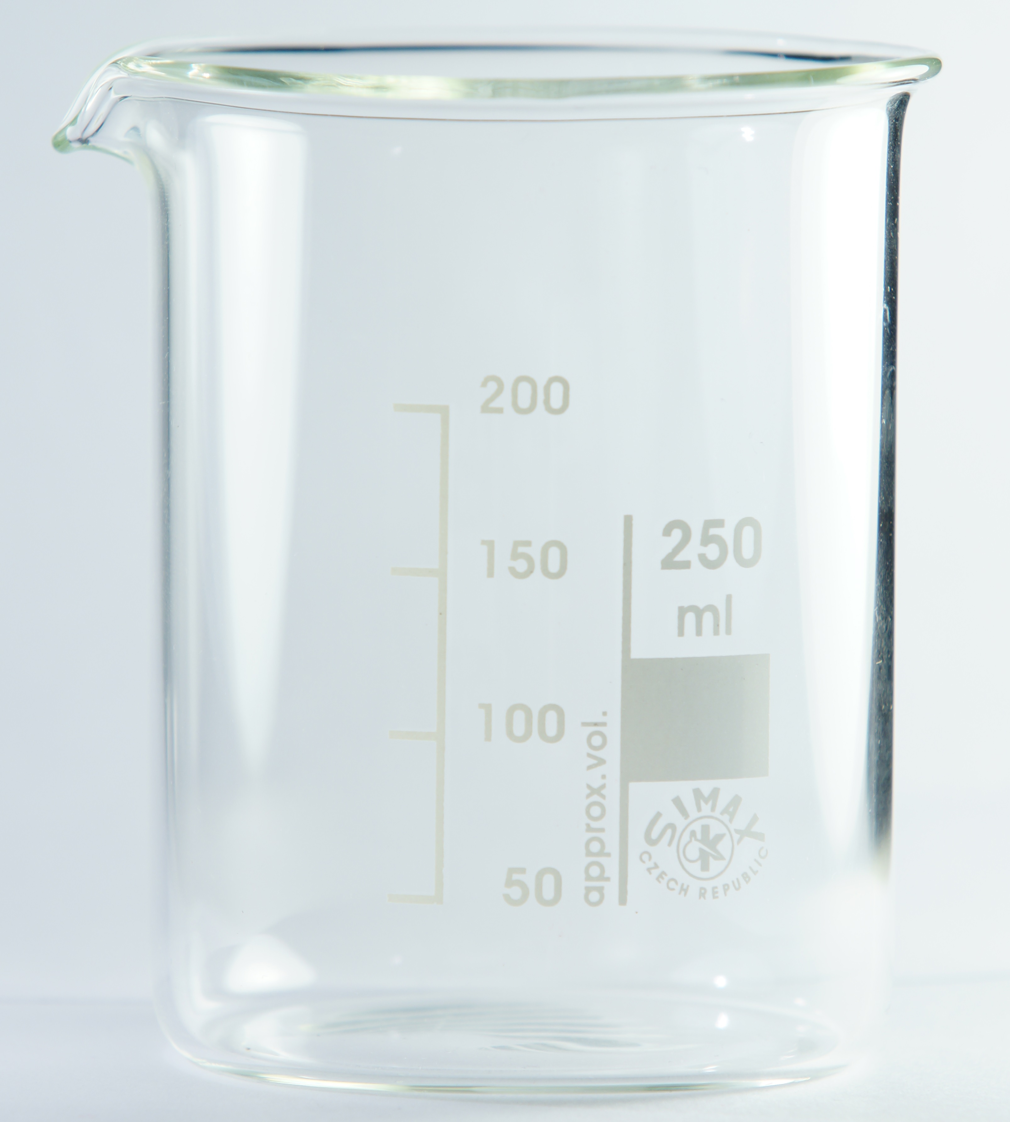 Cốc thủy tinh thấp thành có mỏ 250ml SIMAX