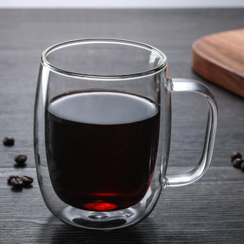Ly thủy tinh cách nhiệt Borosilicate 2 lớp 500ml
