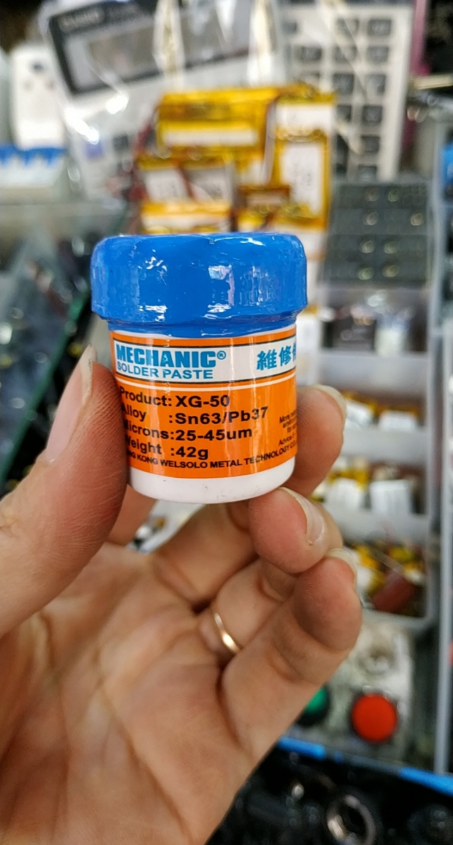 Bột chì làm chân IC