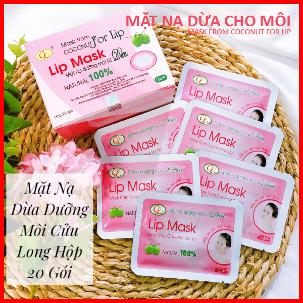 Mặt Nạ Dừa Cửu Long Dành Cho Môi Miếng Lẻ