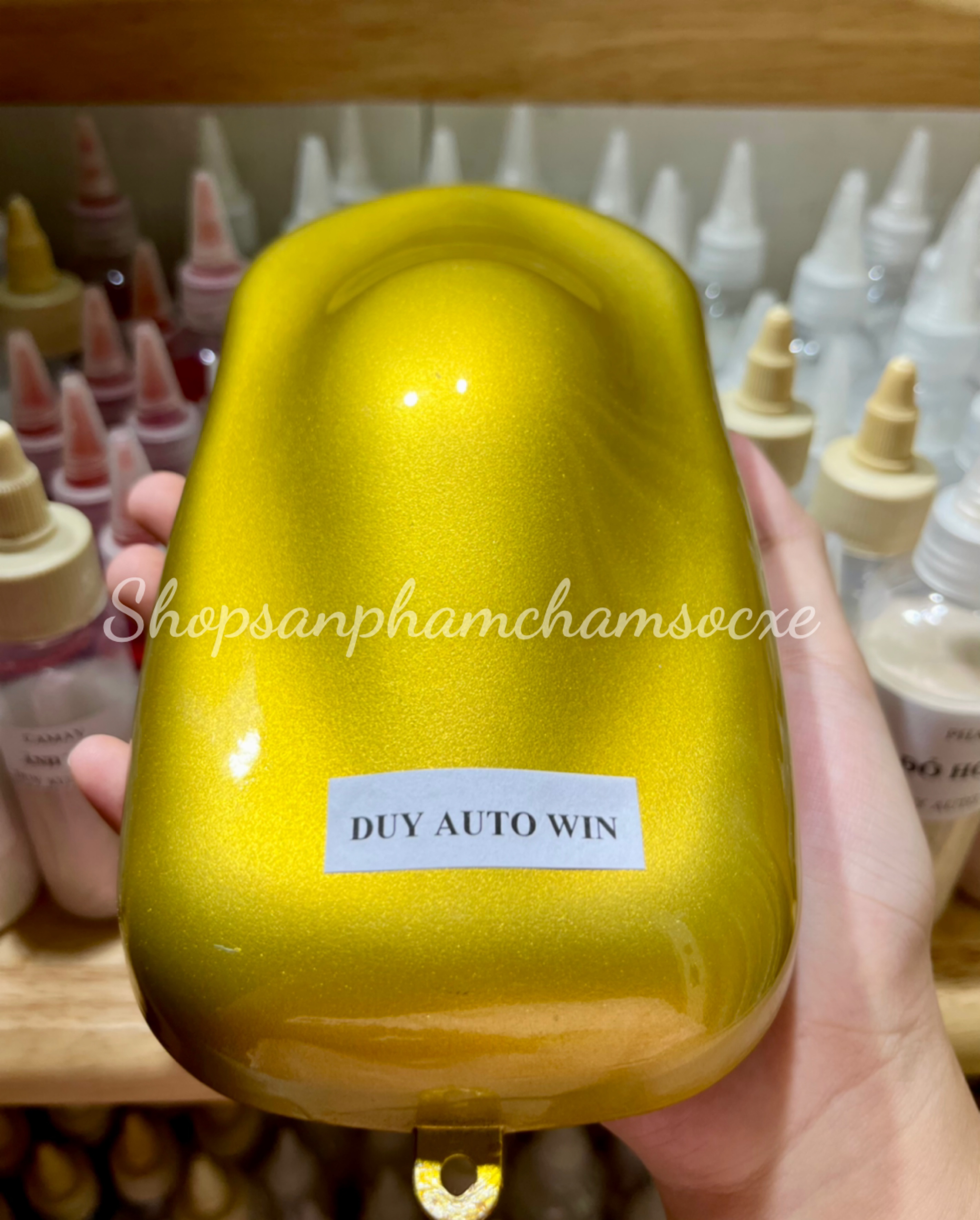 Màu vàng candy 2k đóng lon 250g