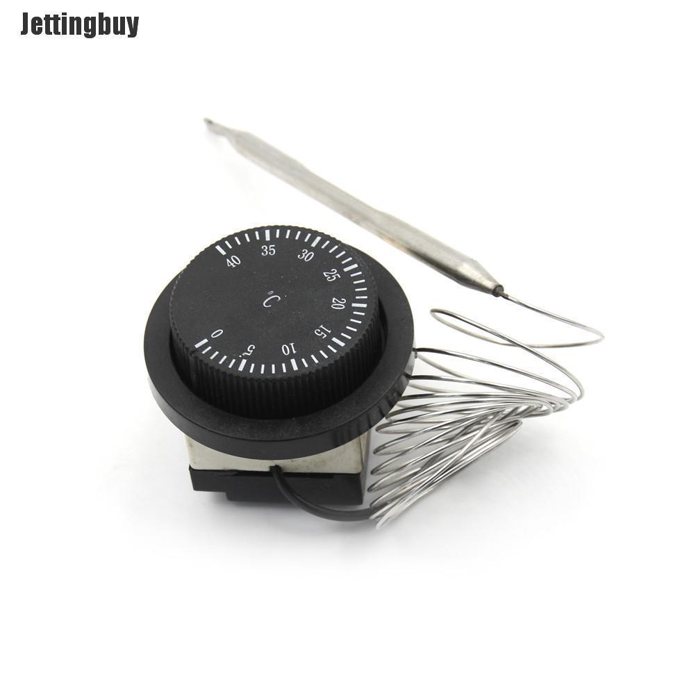 Jettingbuy Công Tắc Điều Khiển Nhiệt Độ 250V 16A 0-40C Bộ Điều Nhiệt Mao Quản