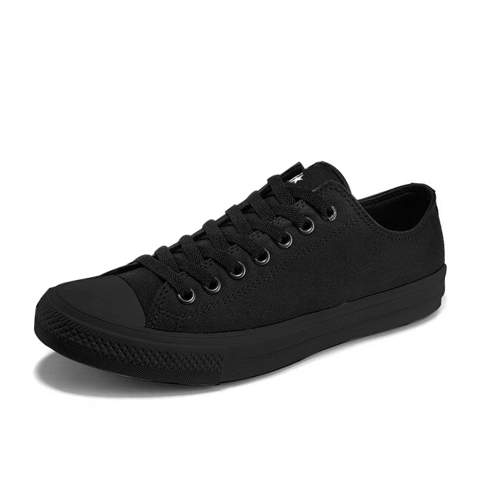 [HCM]Giày Sneaker Cổ Thấp CKII Nữ Màu Đen