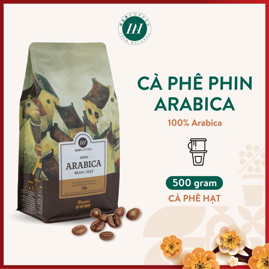 [Thùng] HANCOFFEE Standard  Robusta Thùng 20 túi 500g
