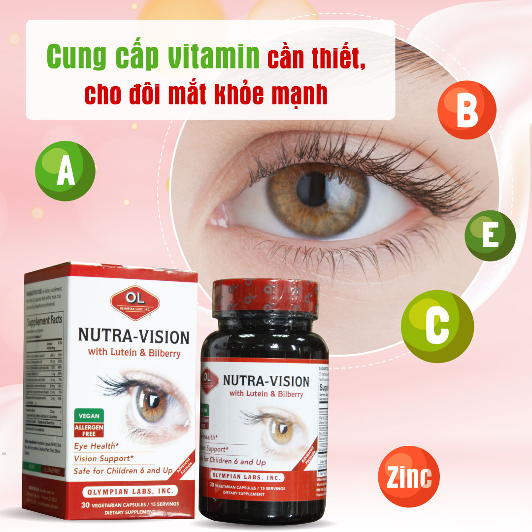 NUTRA-VISION CHO ĐÔI MẮT KHỎE MẠNH