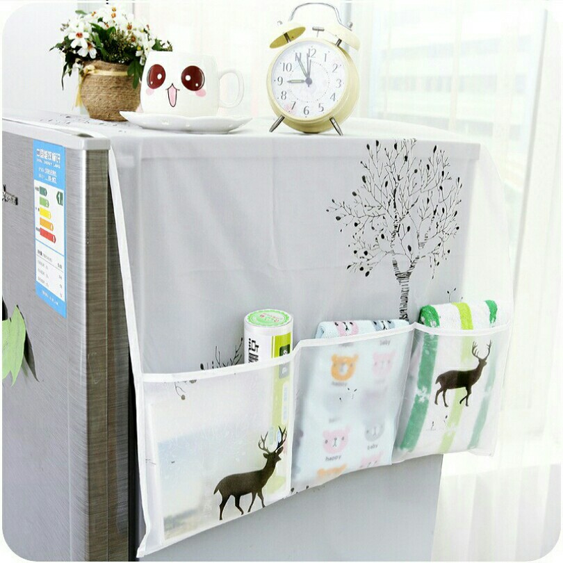 [HCM]Combo 2 Tấm phủ tủ lạnh chống thấm bền đẹp