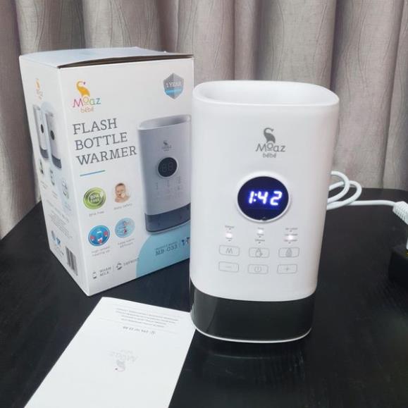 Máy hâm sữa thông minh siêu tốc Moaz Bébé MB033 Uva Store