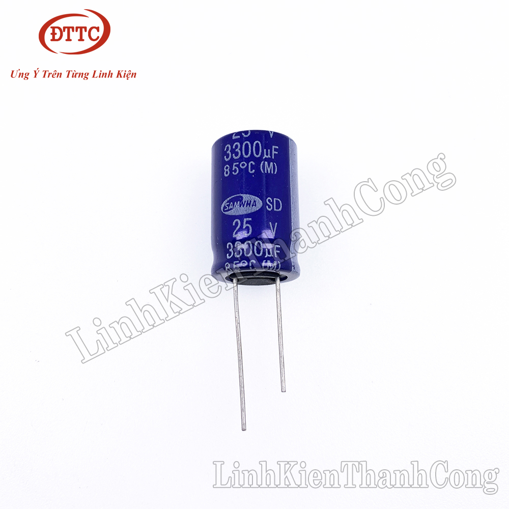 Tụ Hóa SAMWHA 3300uF 25V 16x25mm