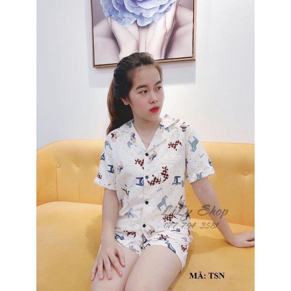 [  Nguyen Hang LUxury ] (xả kho) Bộ Đồ Mặc Nhà Pijama Nữ