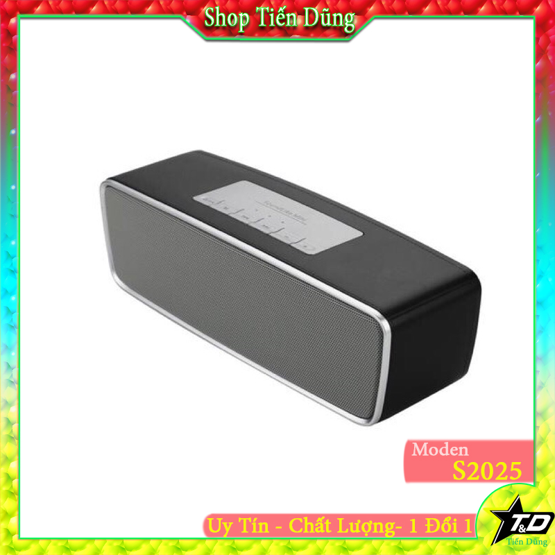 Loa bluetooth mini S2025 hỗ trợ USB thẻ nhớ TF , cổng AUX 3.5