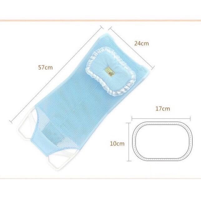 Net bed support baby shower pillows