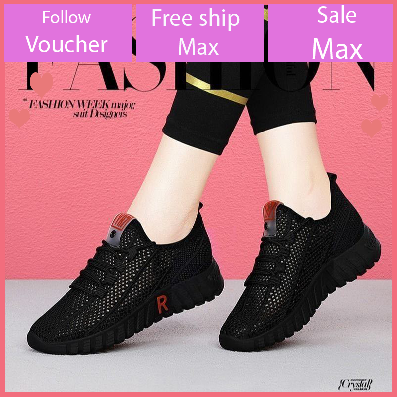 Giày sneaker thể thao nữ buộc dây siêu nhẹ V254