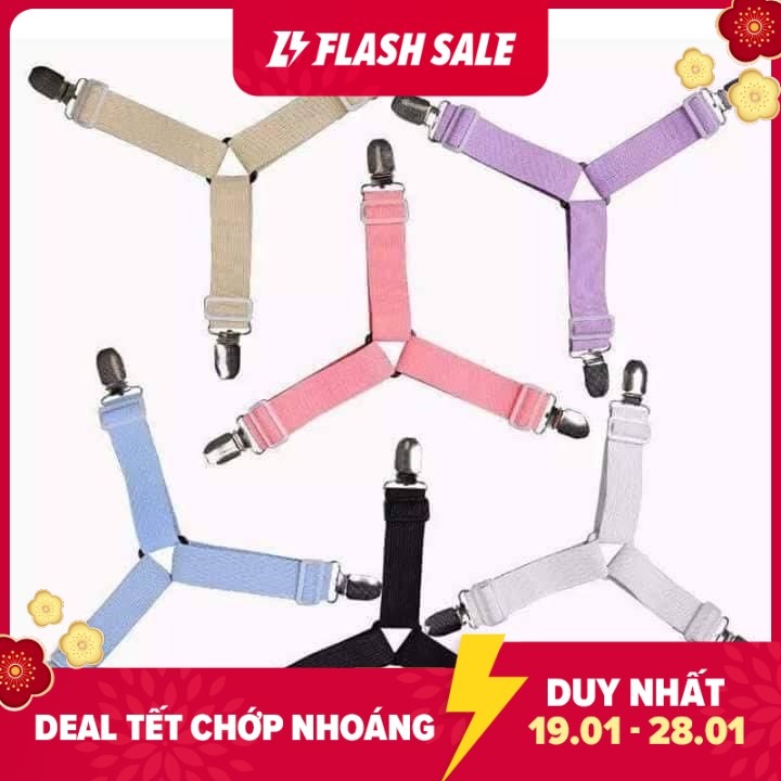 Set 4 kẹp ga giường tiện dụng