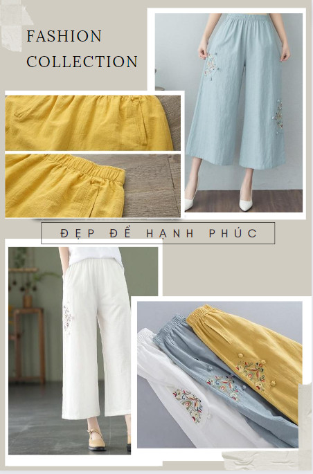 Quần chất đũi xước Nhật dáng xuông SP5