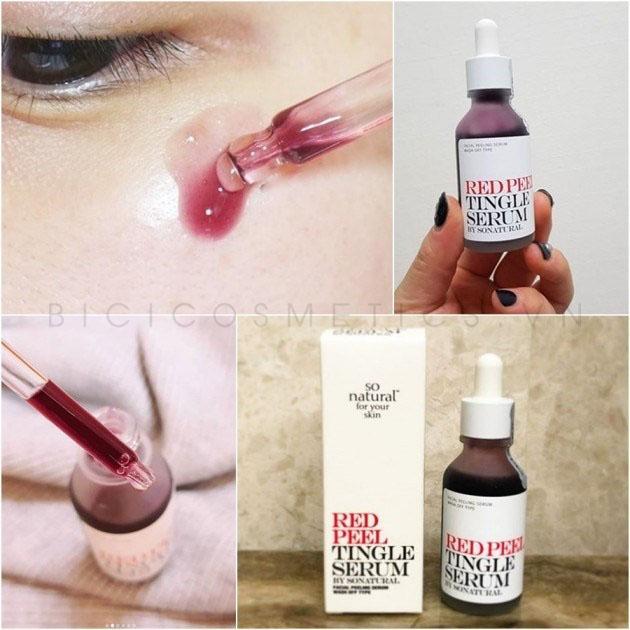 Tinh Chất Thay Da Sinh Học So’Natural Red Peel Tingle Serum