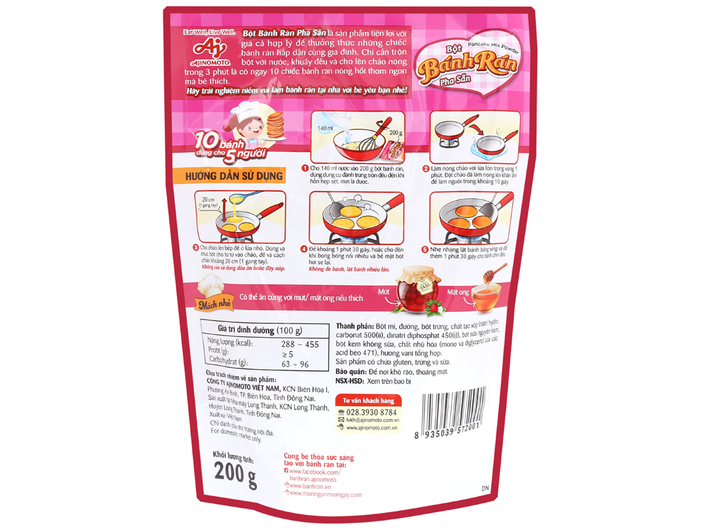 BỘT BÁNH RÁN VỊ TRUYỀN THỐNG- 200G