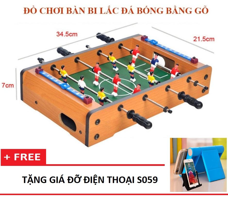 ⚡⚡ [CÓ SẴN] [LOẠI 4 TAY] Bộ đồ chơi bàn bi lắc đá bóng bằng gỗ cho bé - TẶNG 1 GIÁ ĐỠ ĐIỆN THOẠI IPAD - TOROTO