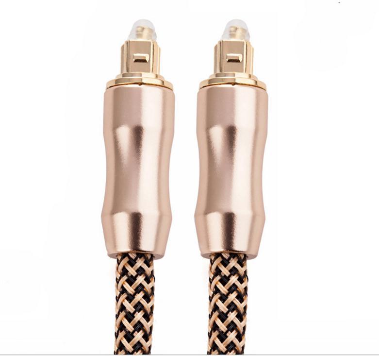 Cáp quang âm thanh 24k Toslink Optical 3m Vàng đồng