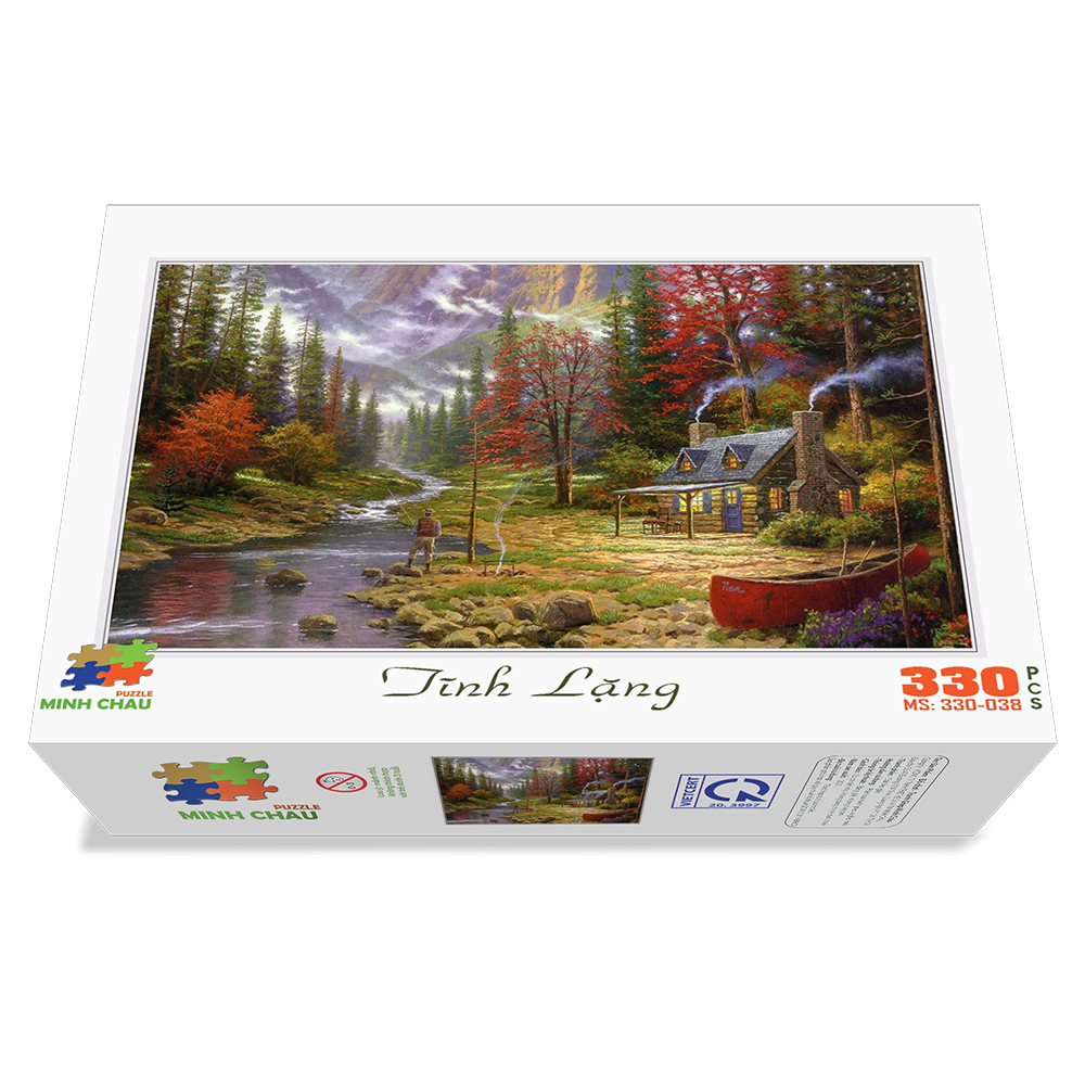 Bộ Tranh Xếp Hình Minh Châu 330 Mảnh Kích Thước 30x44cm – Tĩnh Lặng