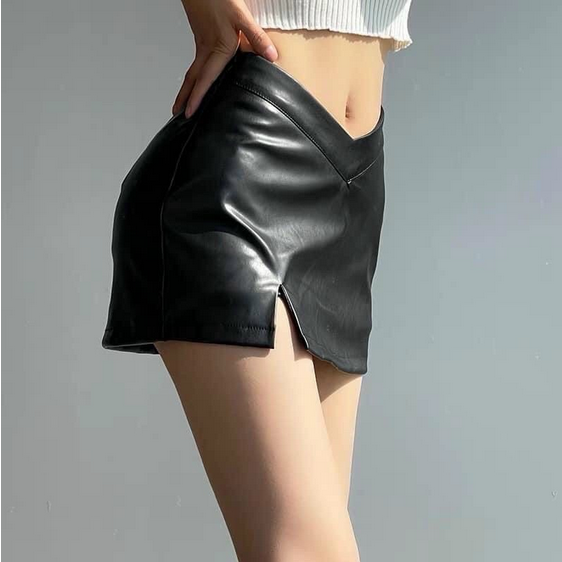 Chân Váy Da Sexy Có lót trong