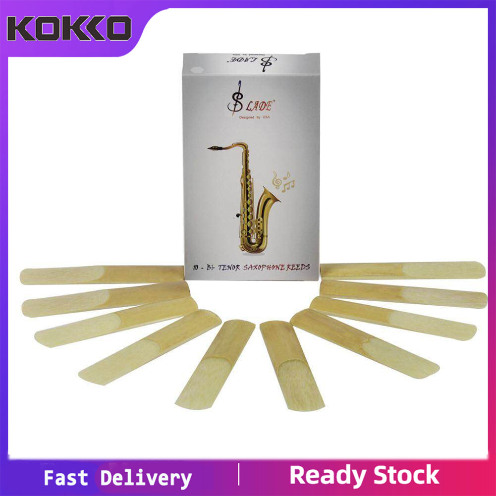Tenor Saxophone Reeds Strength 2.5 Instrument Accessories 10Pcs