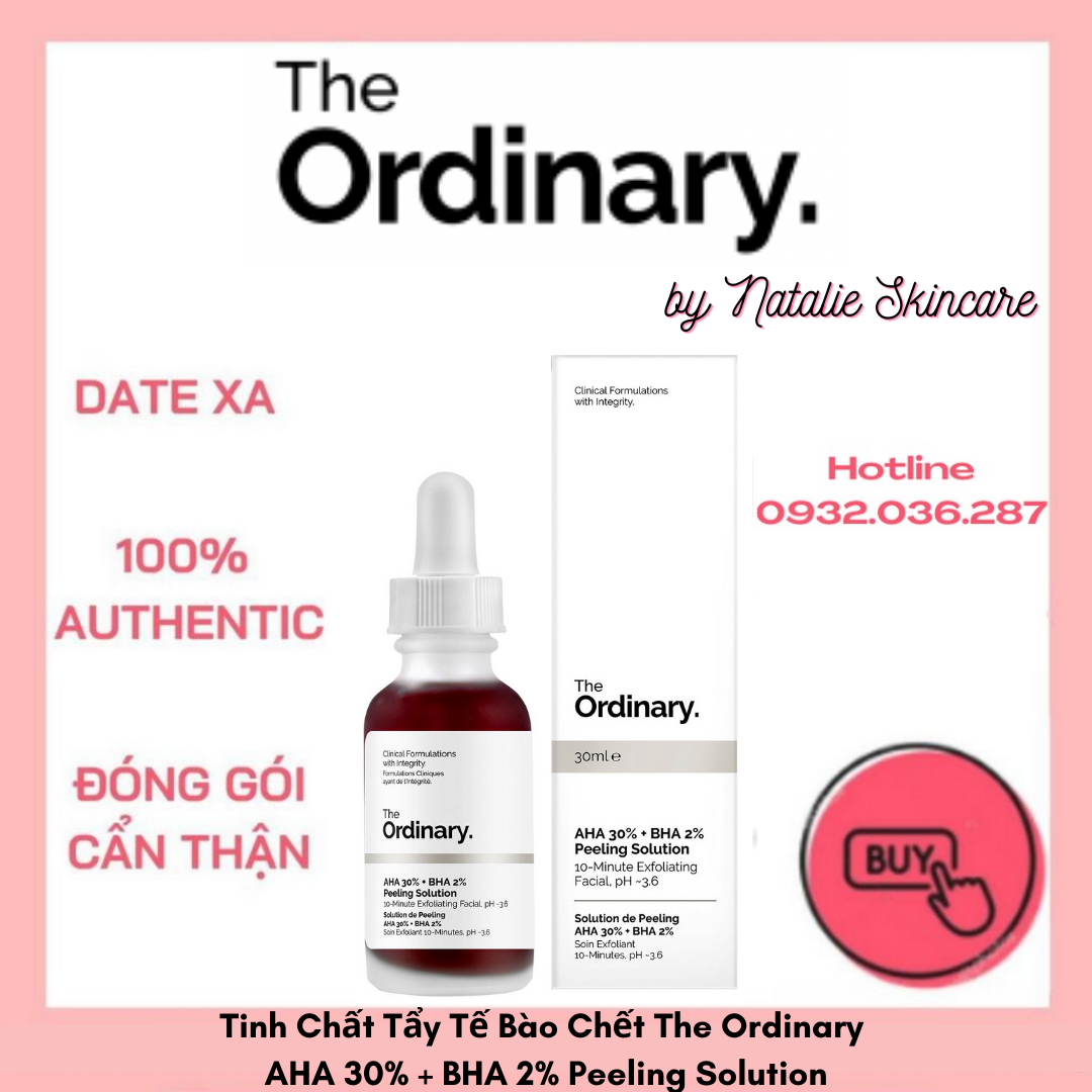 Tinh Chất Tẩy Tế Bào Chết The Ordinary AHA 30% + BHA 2% Peeling Solution 30ml