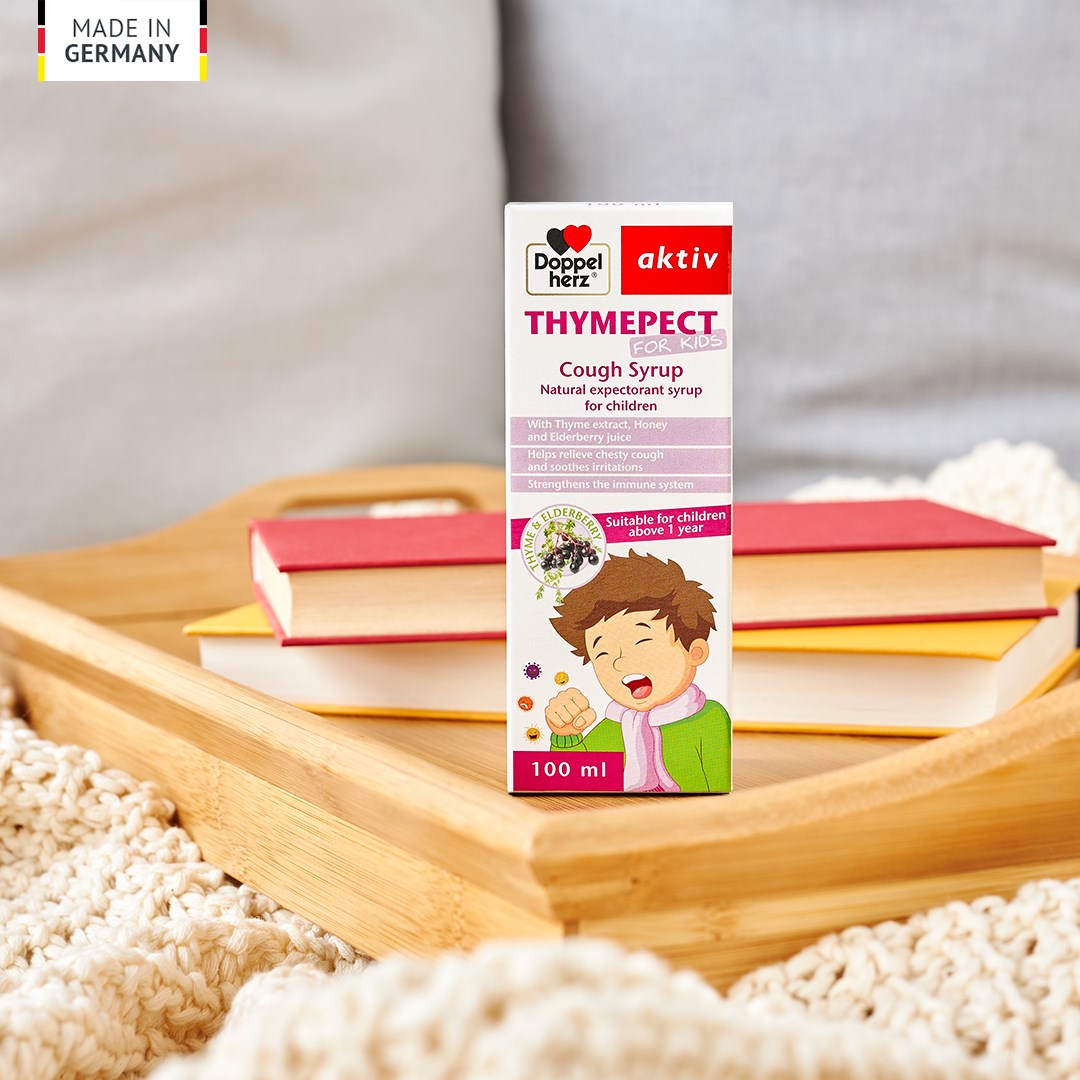 Siro ho cho bé Doppelherz Kinder Thymepect Cough Syrup (Chai 100ml)