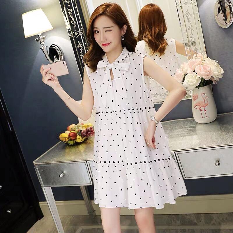 ĐẦM BẦU  SUÔNG BI PHỐI REN HOA