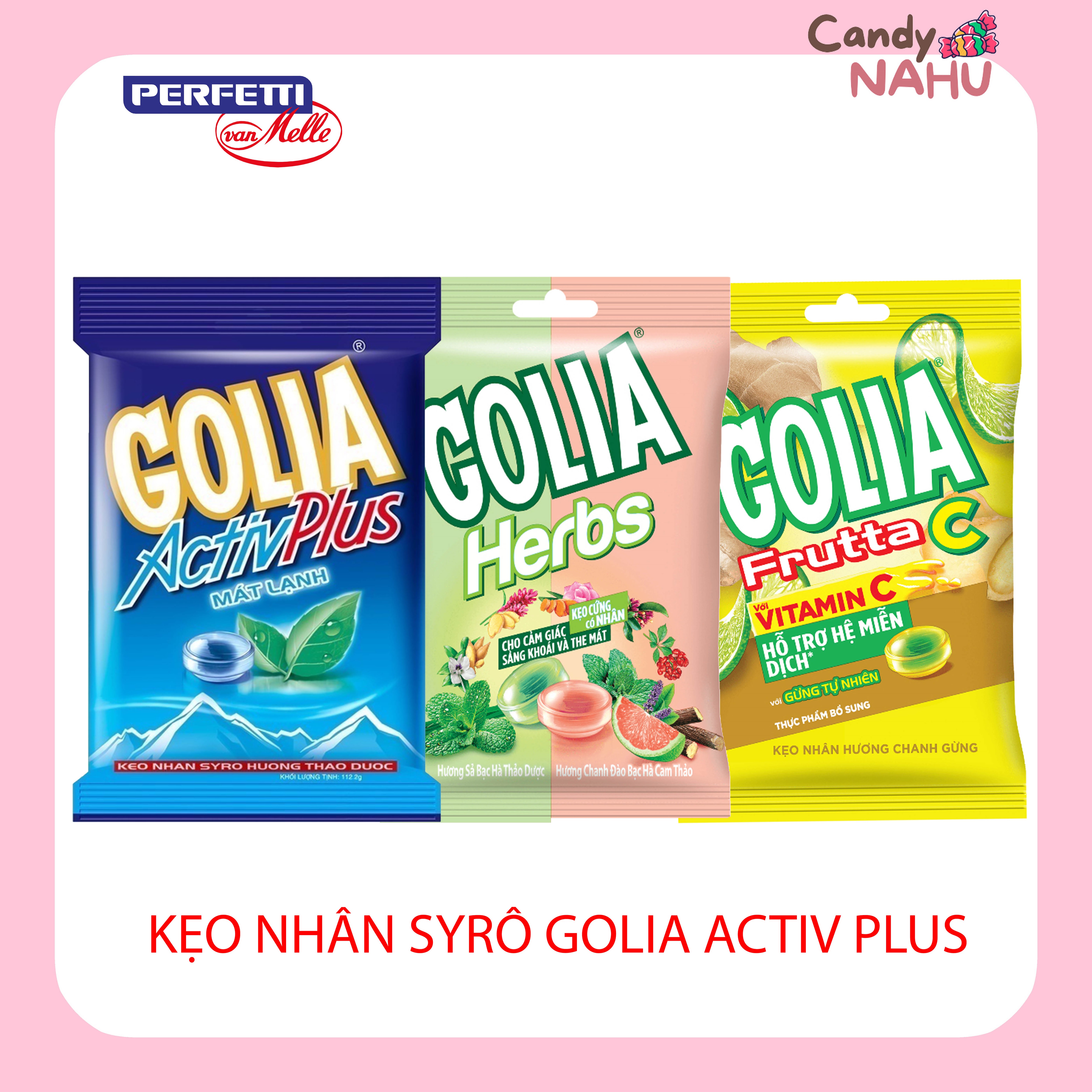 Kẹo Golia Active Plus gói nhỏ