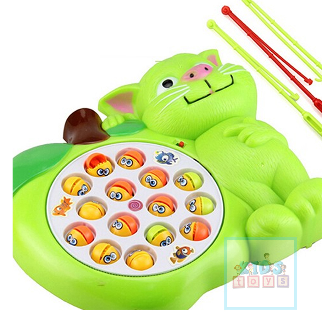 Đồ chơi câu cá và đập chuột chạy pin